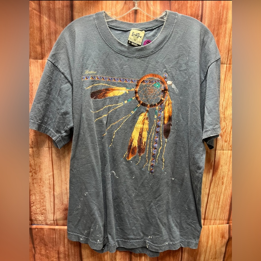 Vintage Earth Collection dream catcher tshirt XL